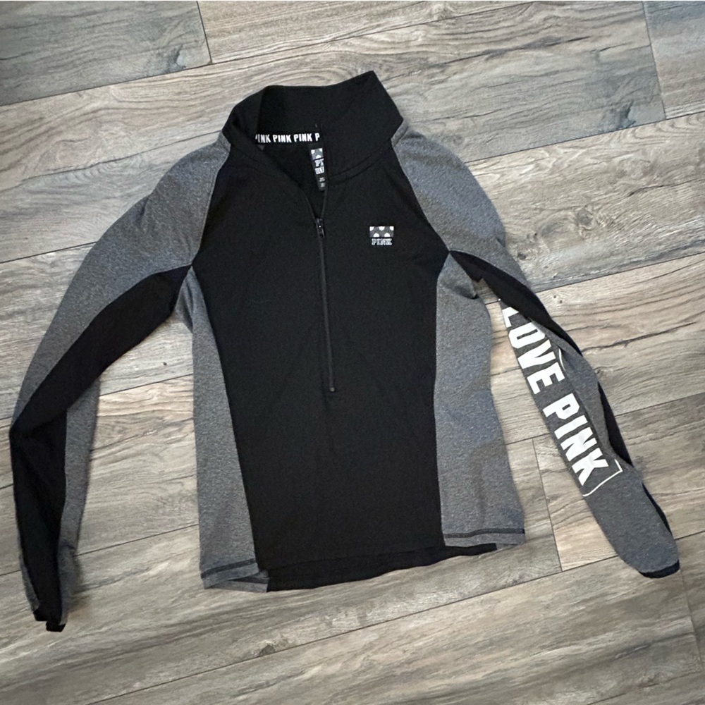 Victoria Secret Ultimate Pink Half Zip Jacket Size S